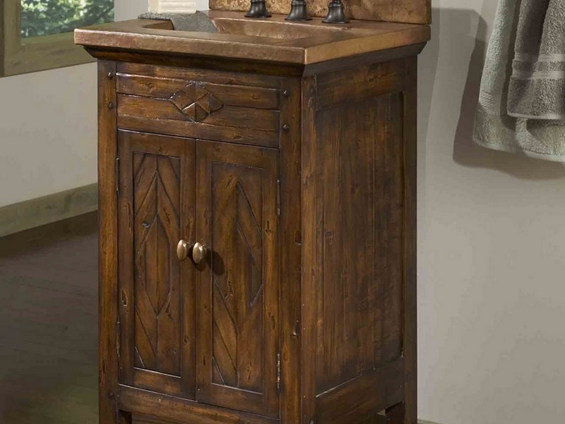 Rustic Bathroom Vanities And Cabinets