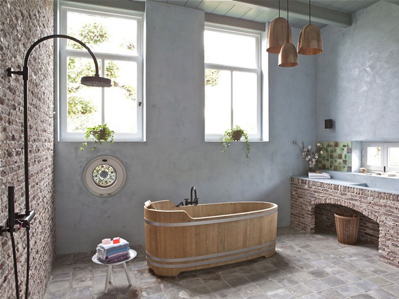 Rustic Beachy Bathrooms