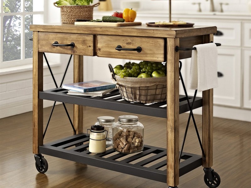 Rustic Kitchen Islands And Carts