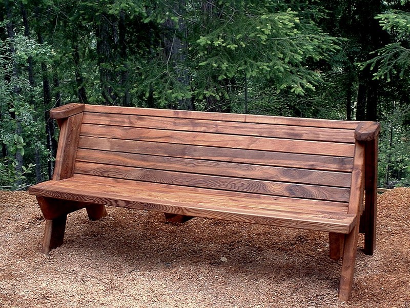 Rustic Outdoor Benches
