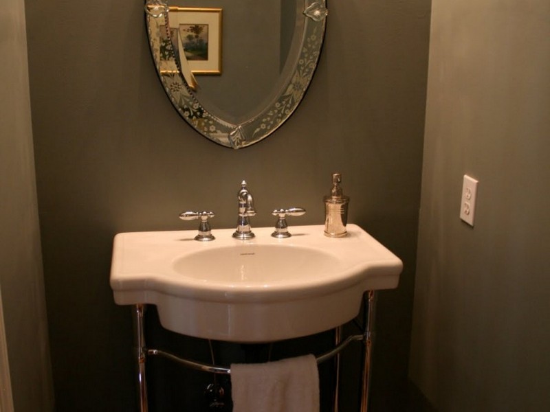 Rustic Oval Bathroom Mirrors