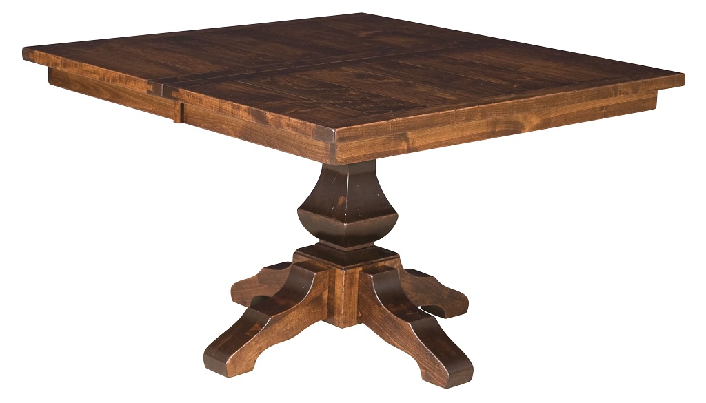 Rustic Pedestal Table