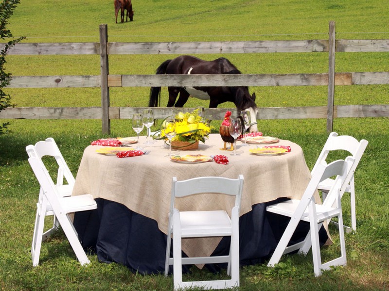 Rustic Tablecloths For Wedding