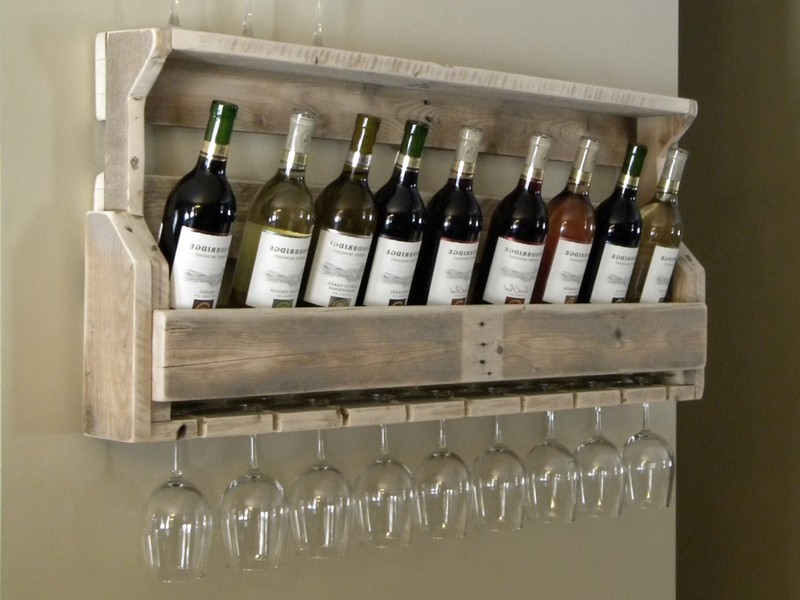 Rustic Wooden Wine Racks