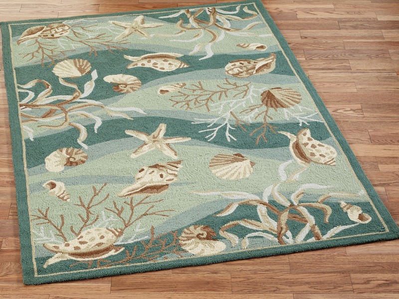 Seashell Bathroom Rugs