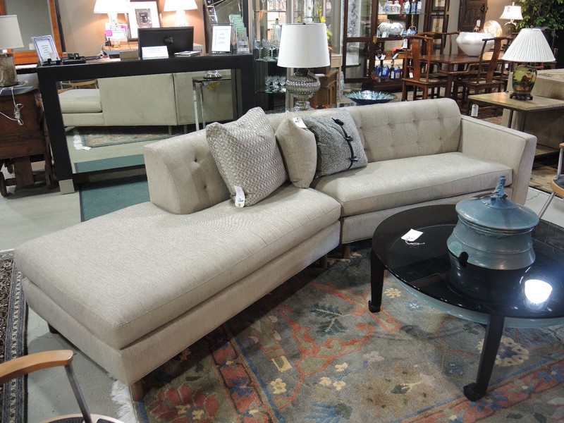 Sectional Sofa With Angled End