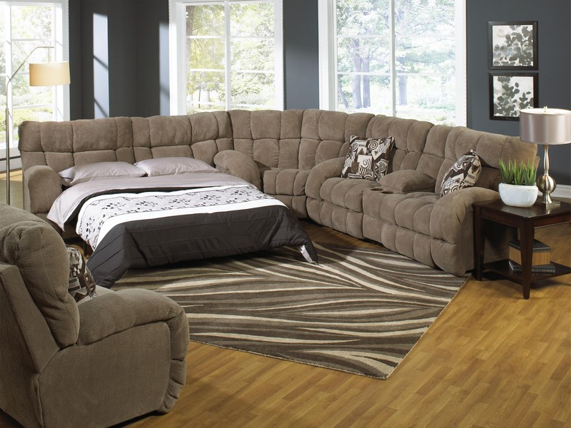 Sectional Sofa With Recliner And Sleeper