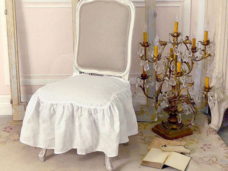 Shabby Chic Dining Chair Seat Covers