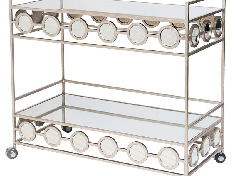 Silver Bar Cart