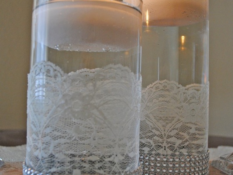 Silver Floating Candles