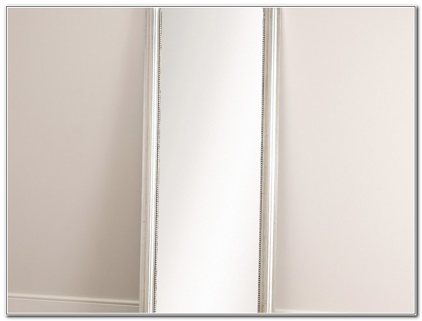 Silver Framed Full Length Mirror