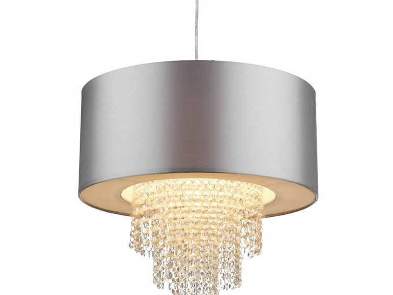 Silver Grey Lamp Shades