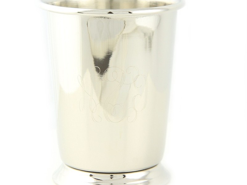 Silver Mint Julep Cups Engraved