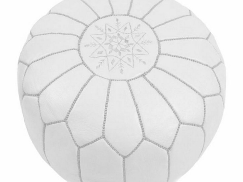 Silver Moroccan Pouf Target