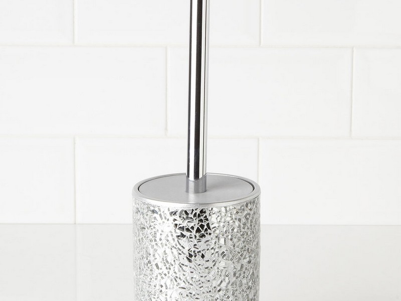 Silver Mosaic Bathroom Accessories