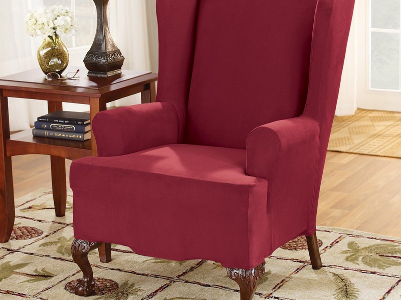 Slipcovers For Wing Chairs With Box Cushion