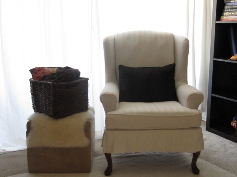 Slipcovers For Wing Chairs With Square Cushions