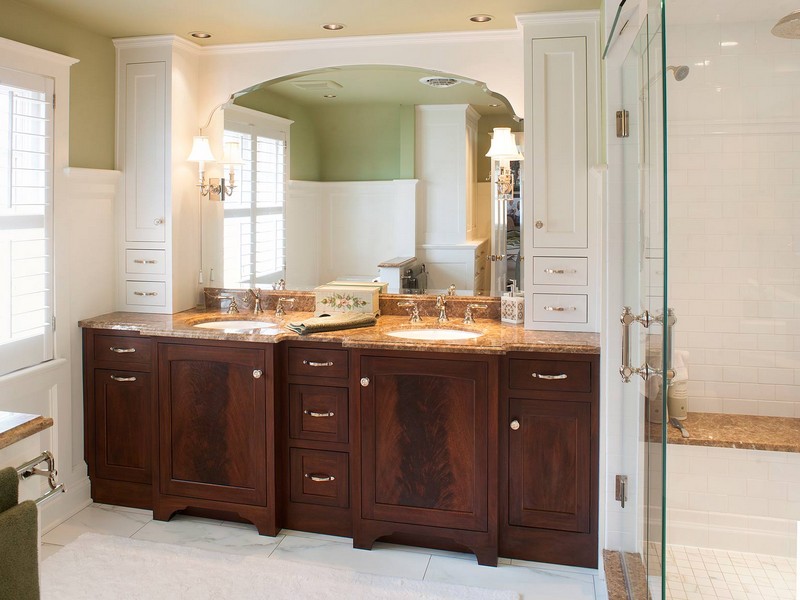 Small Bathroom Countertop Cabinets