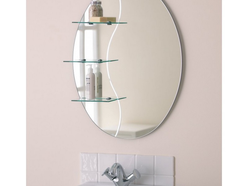 Small Bathroom Mirror With Shelf