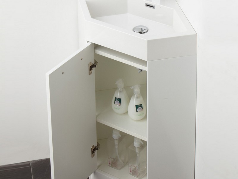 Small Corner Bathroom Sink Base Cabinet
