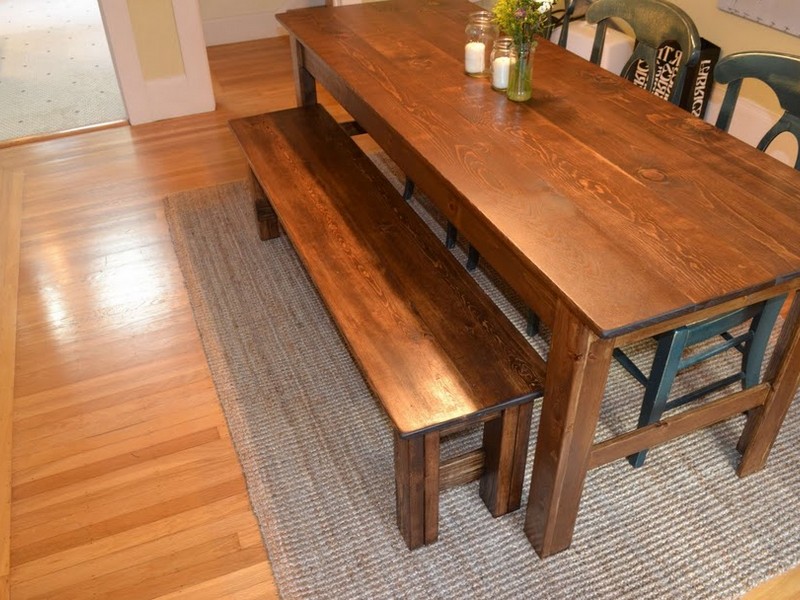 Small Farmhouse Table With Bench