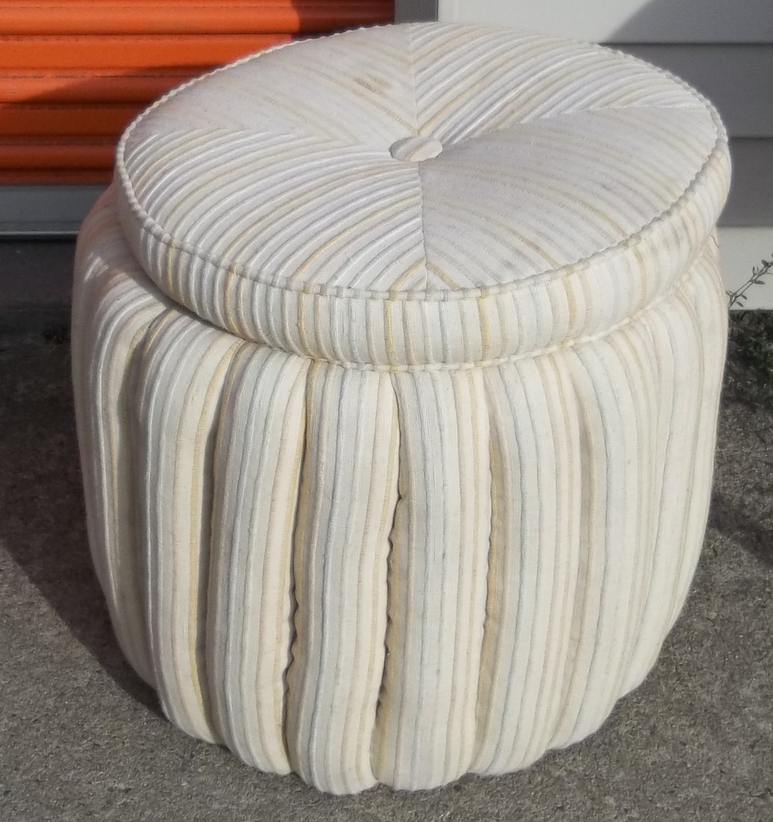 Small Ottoman With Storage