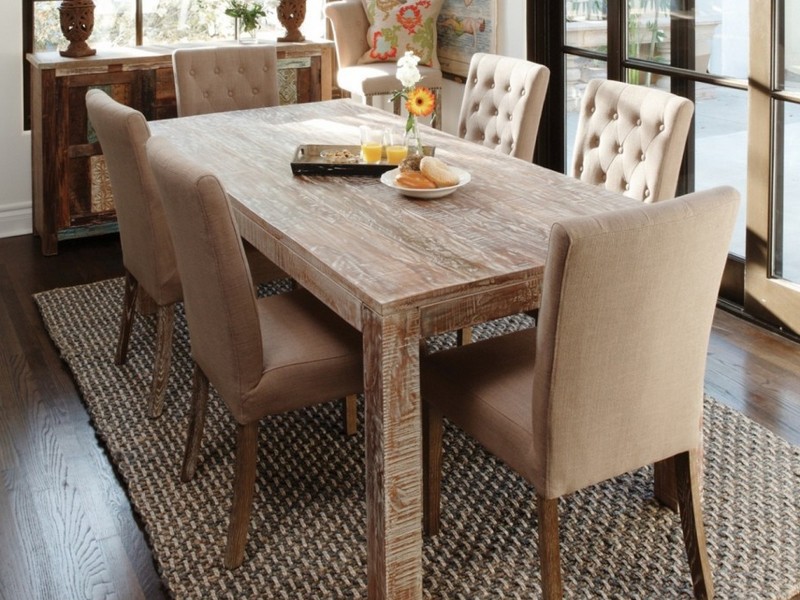 Exciting Reclaimed Teak Dining Table Design Small Dining Room Interior
