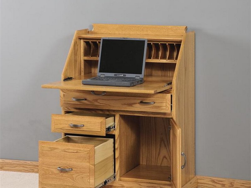 Small Secretary Desk With Drawers