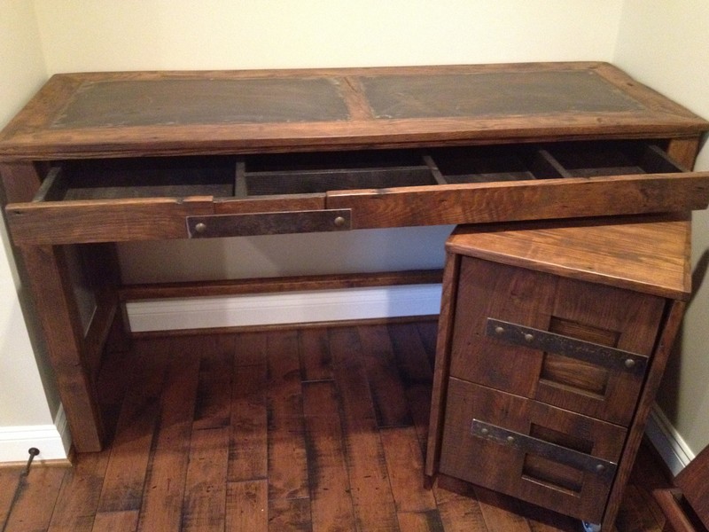 Small Secretary Desk With File Drawer