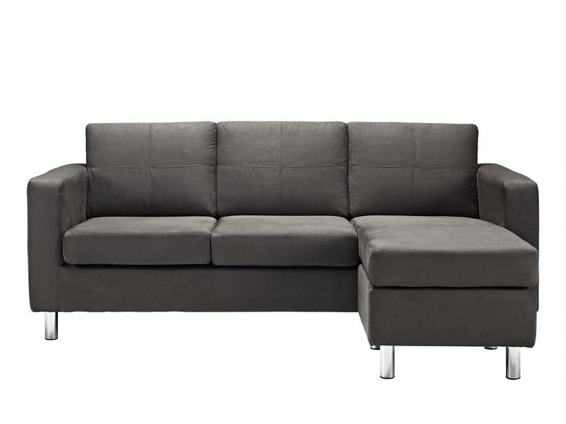 Small Spaces Configurable Sectional Sofa Black