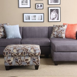 Small Spaces Configurable Sectional Sofa Grey