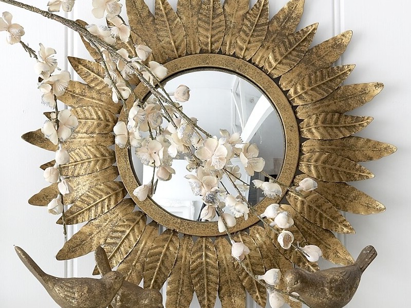 Small Sunburst Mirror Set