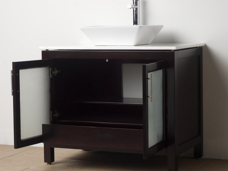 Solid Wood Bathroom Vanity Cabinets