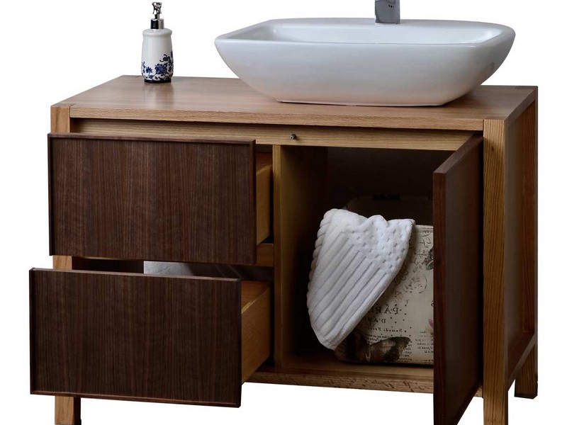 Solid Wood Bathroom Vanity Units