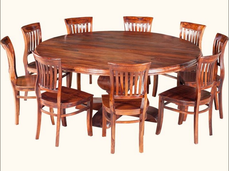 Solid Wood Round Dining Table