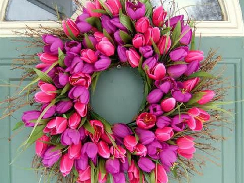 Spring Door Wreaths