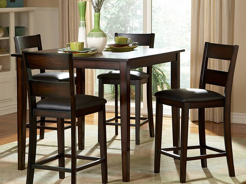 Square Kitchen Table Sets For 4