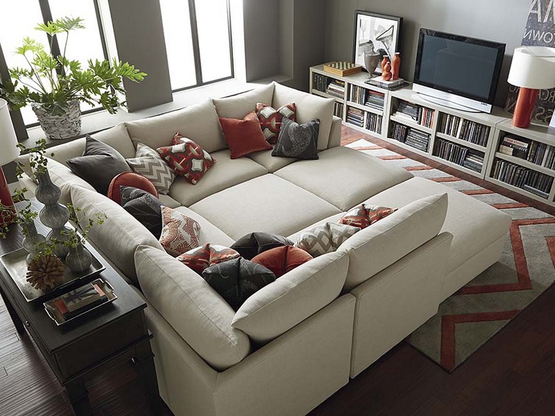 square sectional sofa bed