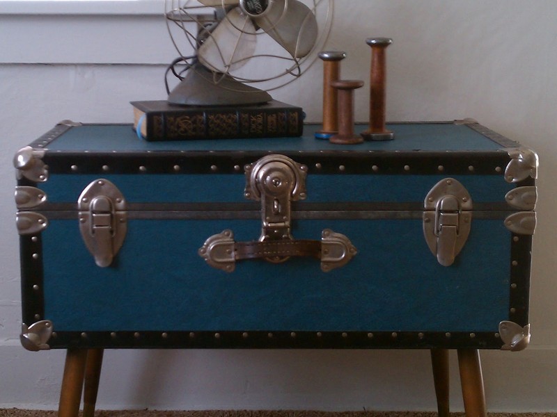 Steamer Trunk As Coffee Table