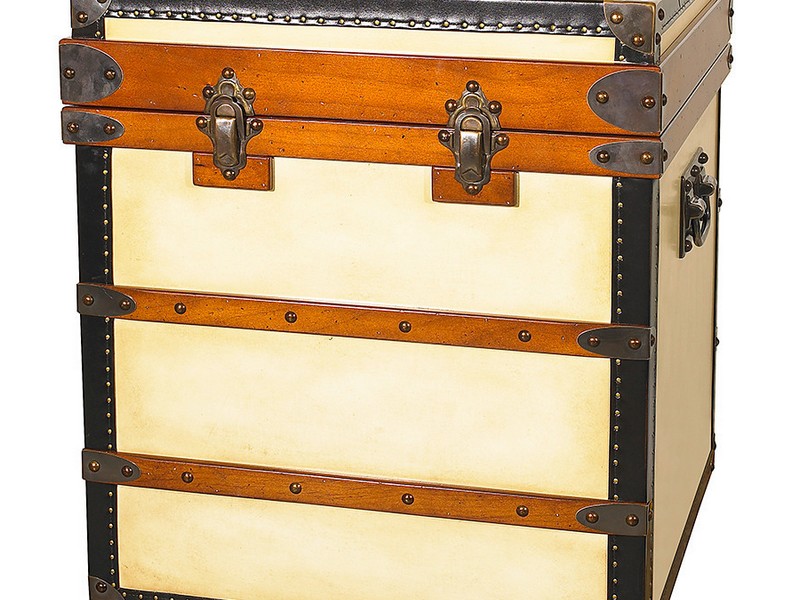 Steamer Trunk End Table