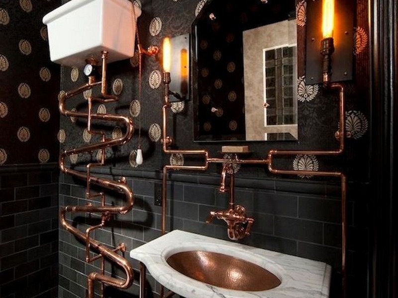 Steampunk Bathroom Sink