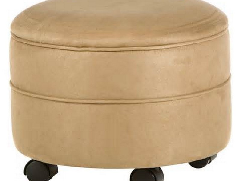 Storage Ottoman Round