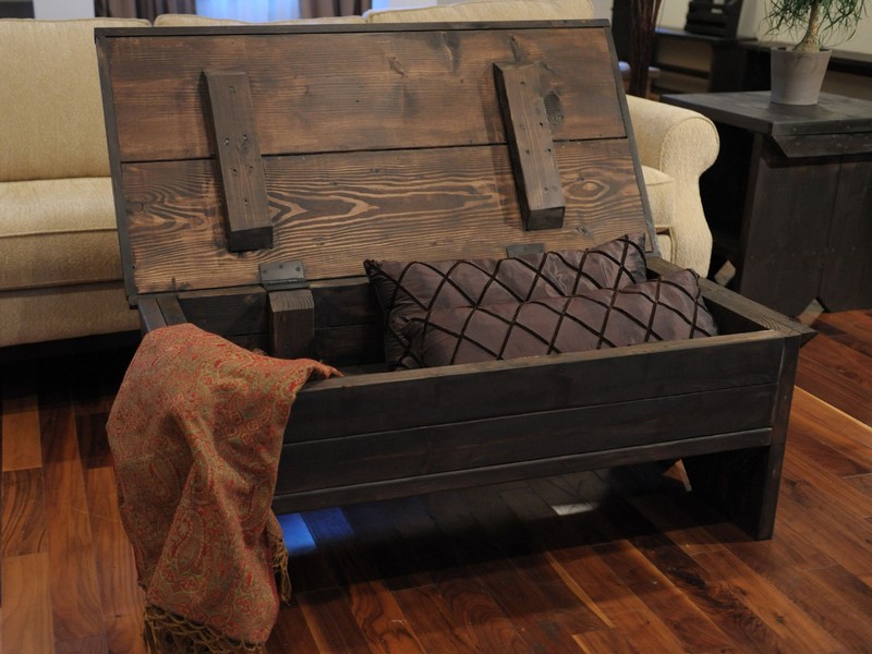 Storage Trunk As Coffee Table