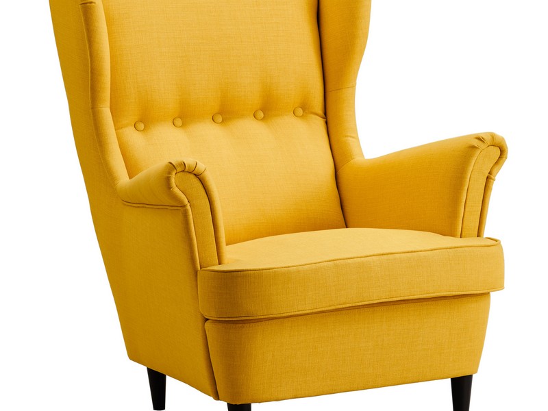 Strandmon Wing Chair Skiftebo Yellow