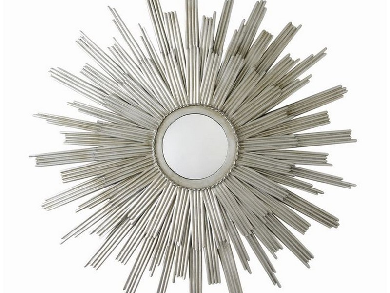 Sunburst Mirror Silver Finish