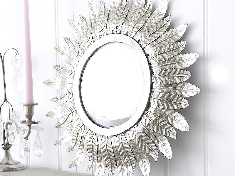 Sunburst Mirror Silver