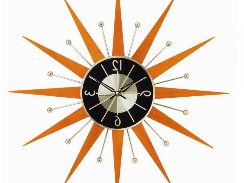 Sunburst Wall Clock