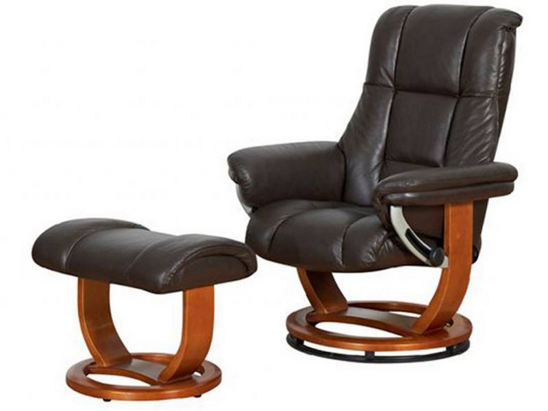 Swivel Recliner Chair With Ottoman