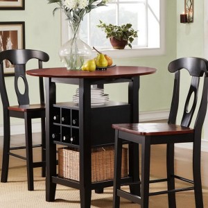 Elegant Tall Dining Tables For Small Spaces With Chairs Cream Carpet