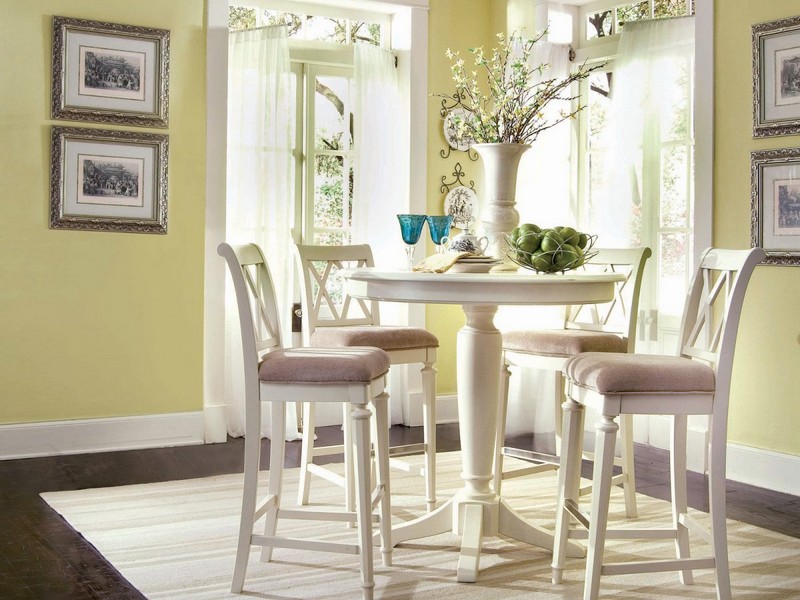 Tall Pedestal Dining Table